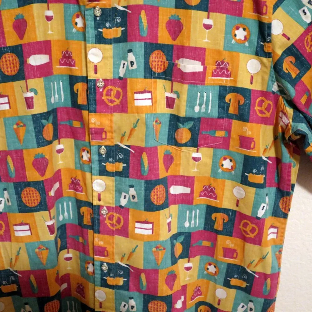 Reyn Spooner Shirt Mens 2XL Short Sleeve Button 2022 Food & Wine Festival - Picture 5 of 6